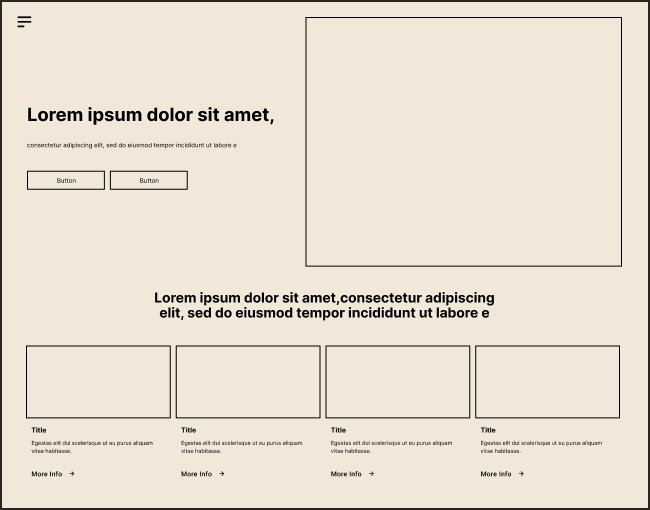 Home Wireframe